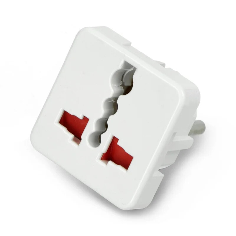 PL plug - universal white socket LX6087B