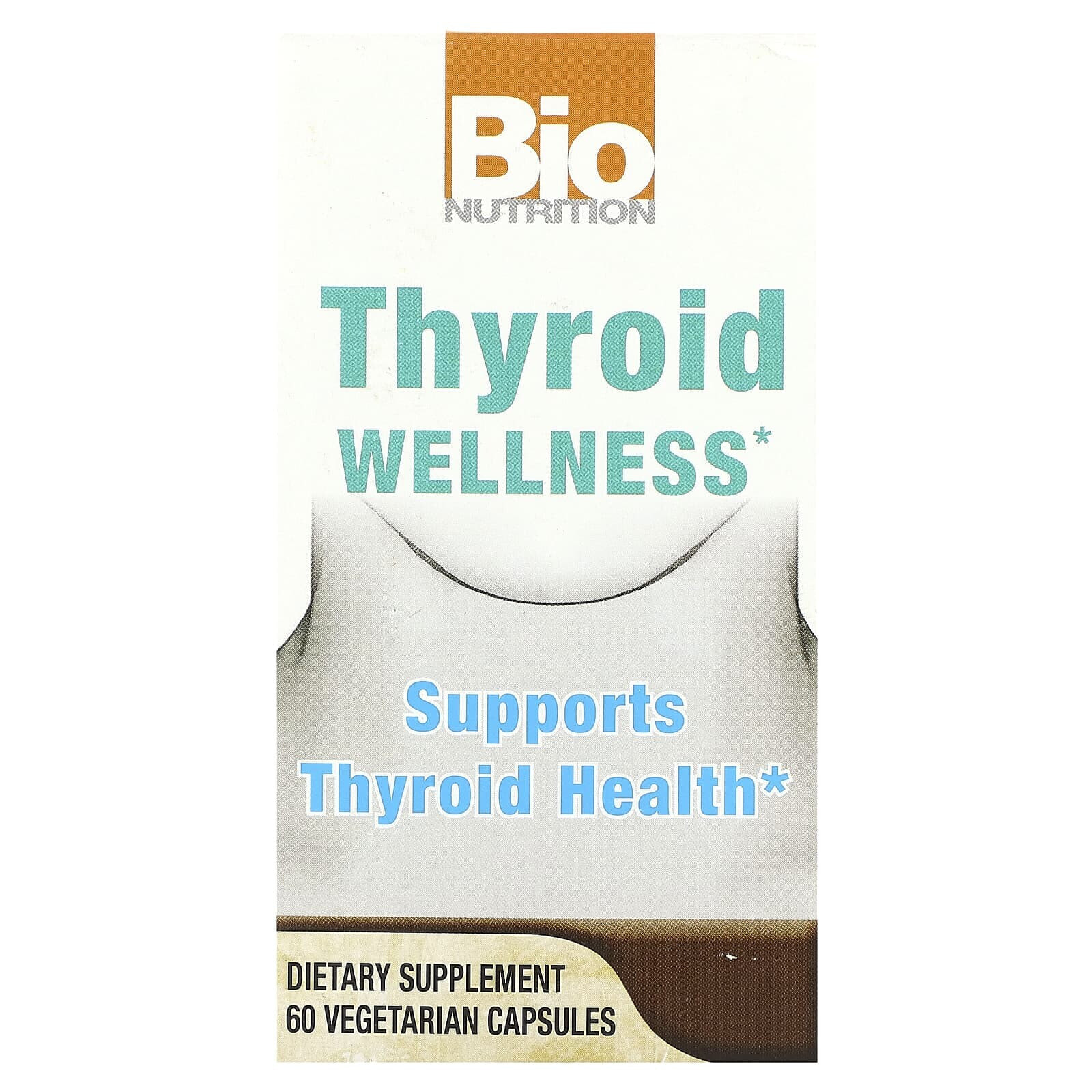Bio Nutrition, Thyroid Wellness, 60 Vegetarian Capsules