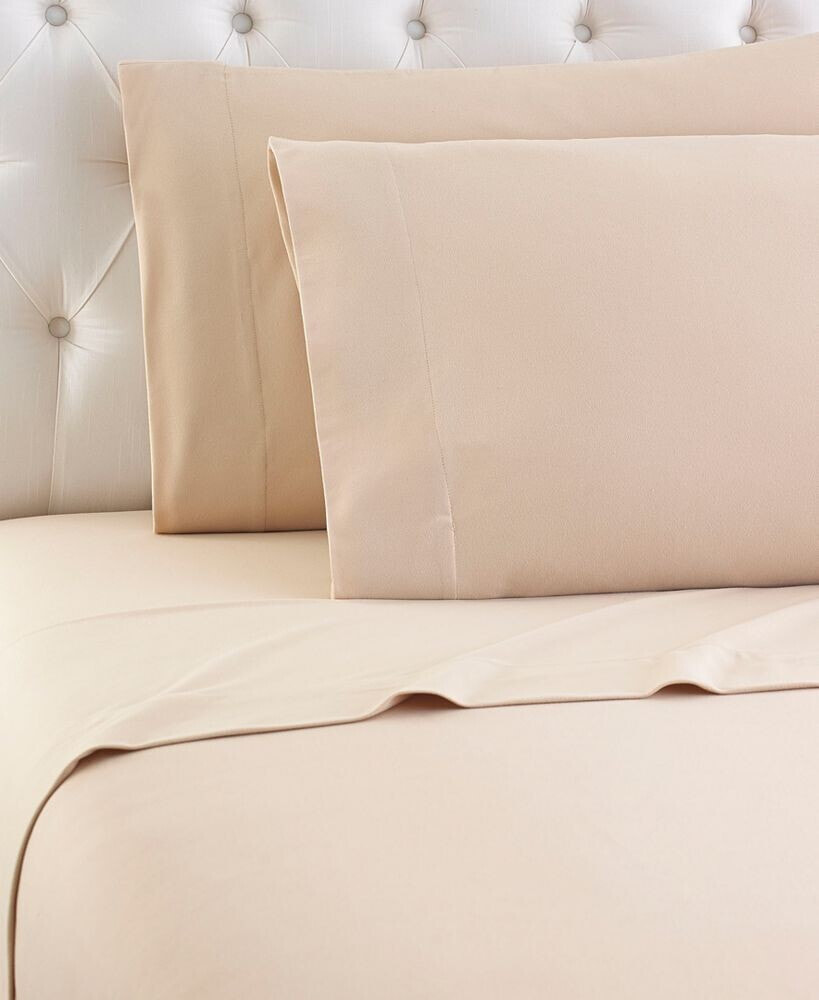 Shavel micro Flannel Solid King 4-pc Sheet Set