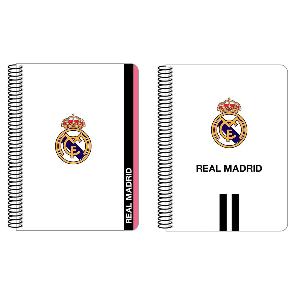 SAFTA Real Madrid Home 20/21 A5 80 Sheets Hard Cover Notebook