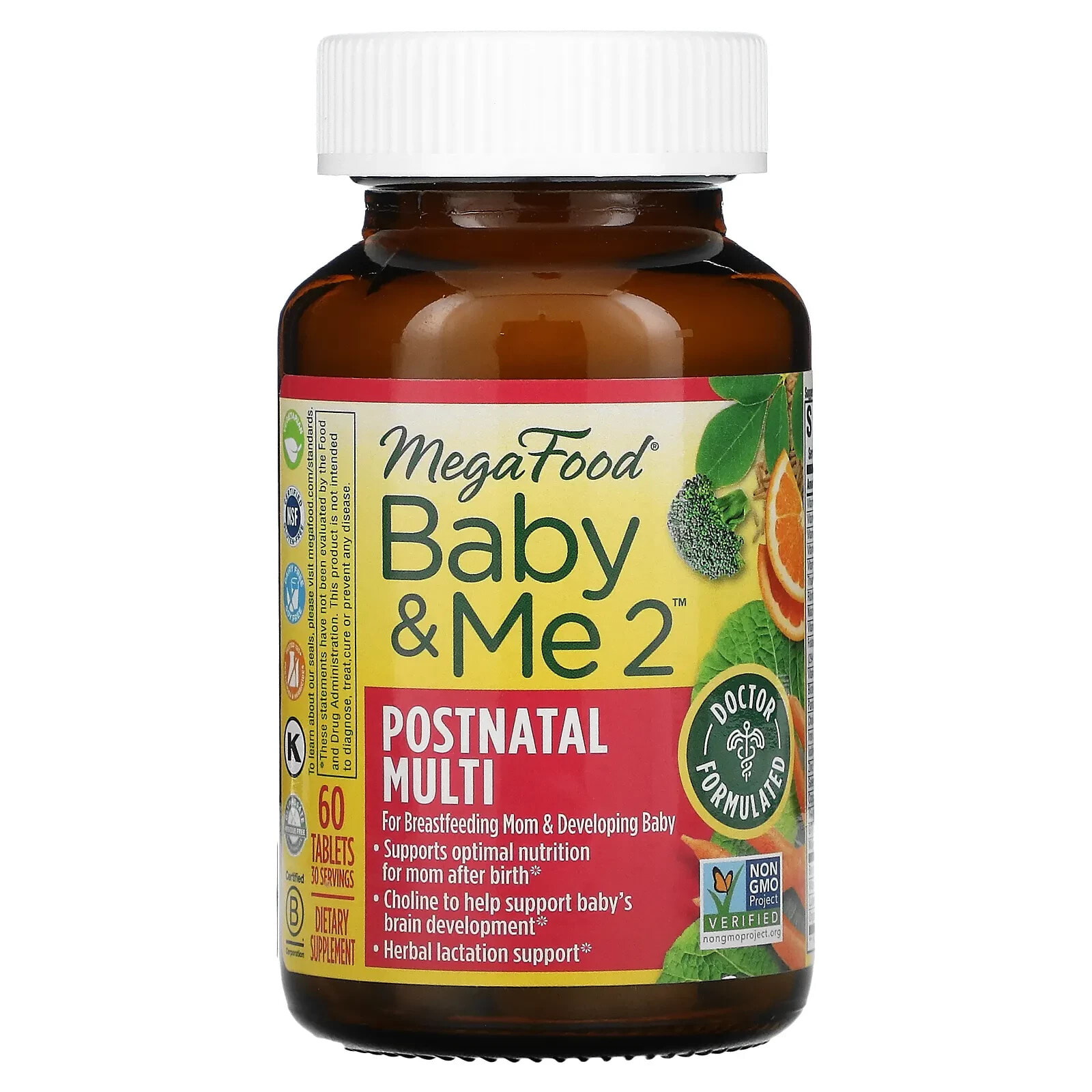 Baby & Me 2, Postnatal Multi, 120 Tablets