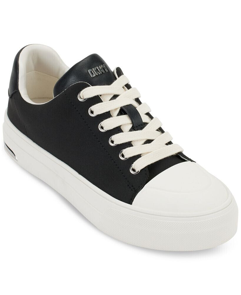 DKNY women's York Lace-Up Low-Top Sneakers