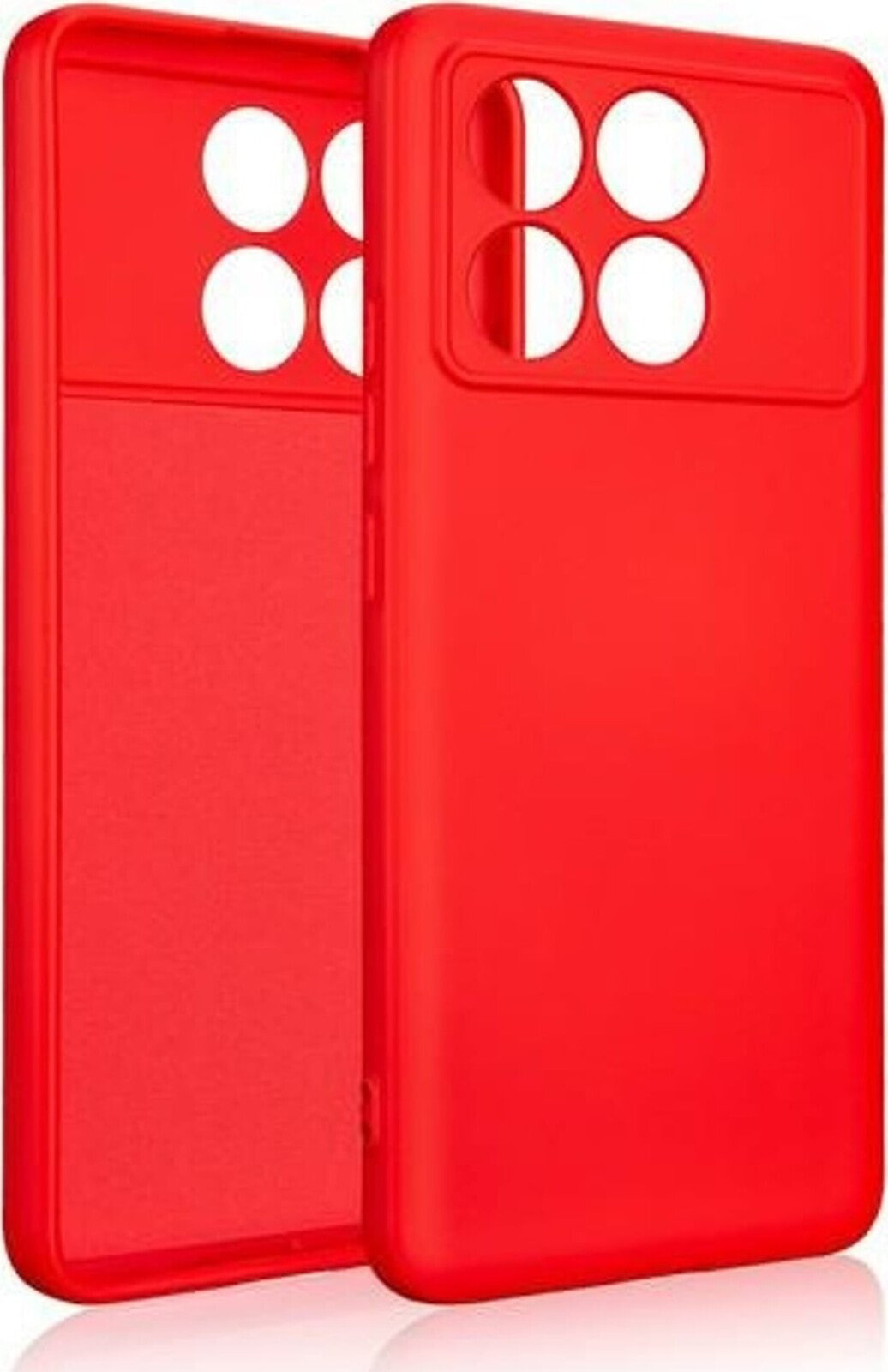 Beline Beline Etui Silicone Poco X6 Pro czerwony/red