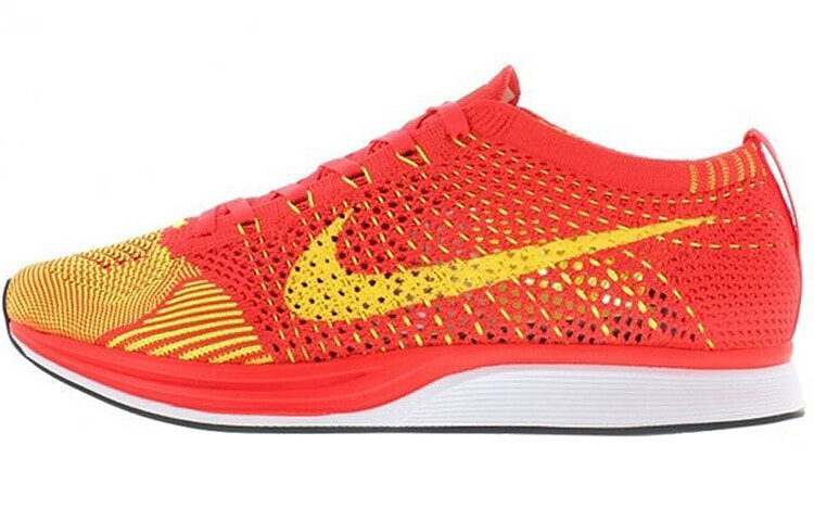 Nike Flyknit Racer 低帮 跑步鞋 男女同款 番茄炒蛋 / Кроссовки Nike Flyknit Racer 526628-601