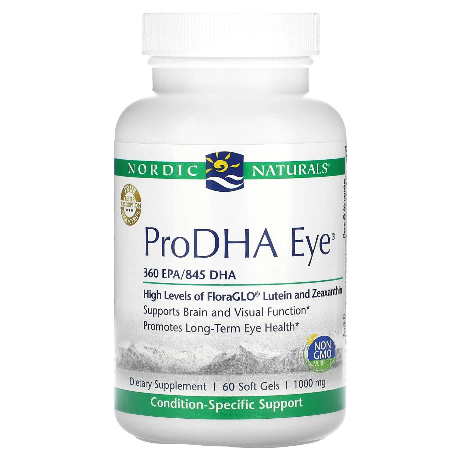 ProDHA Eye, 1,000 mg, 120 Softgels