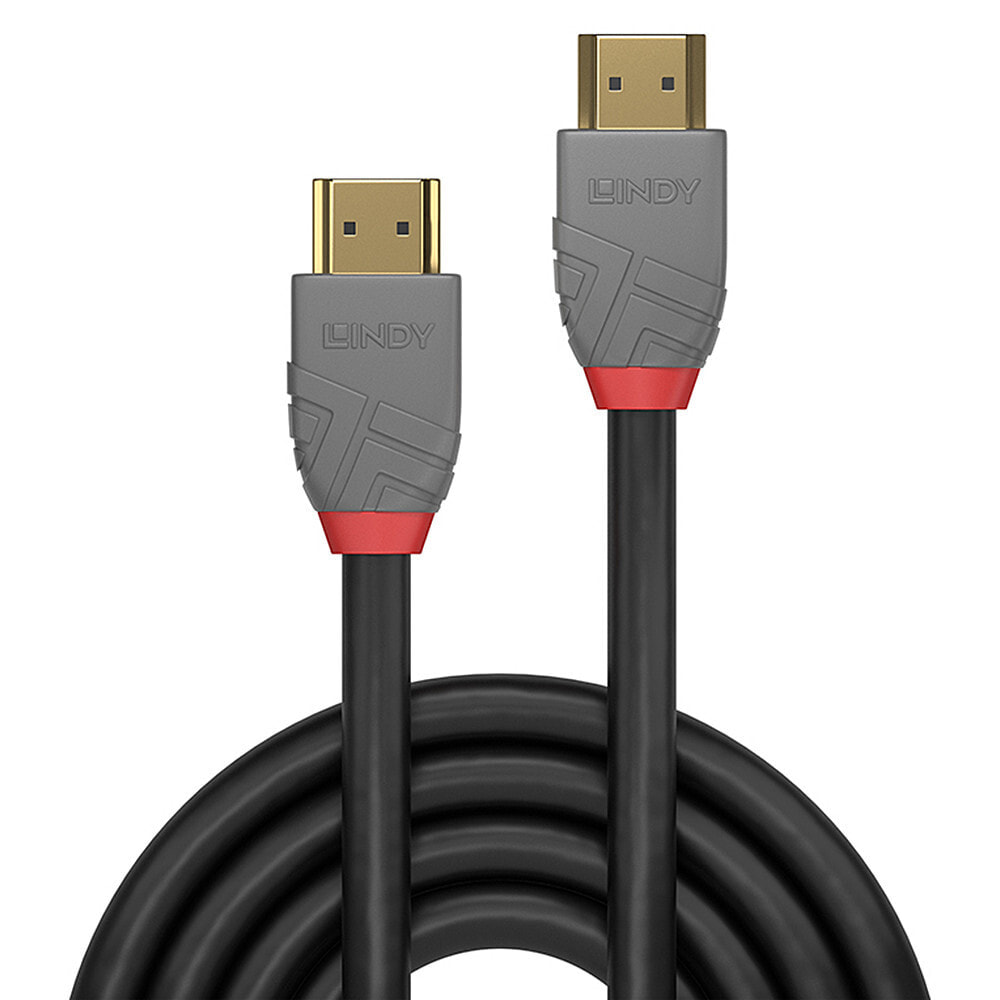 Lindy 36961 HDMI кабель 0,5 m HDMI Тип A (Стандарт) Черный, Серый