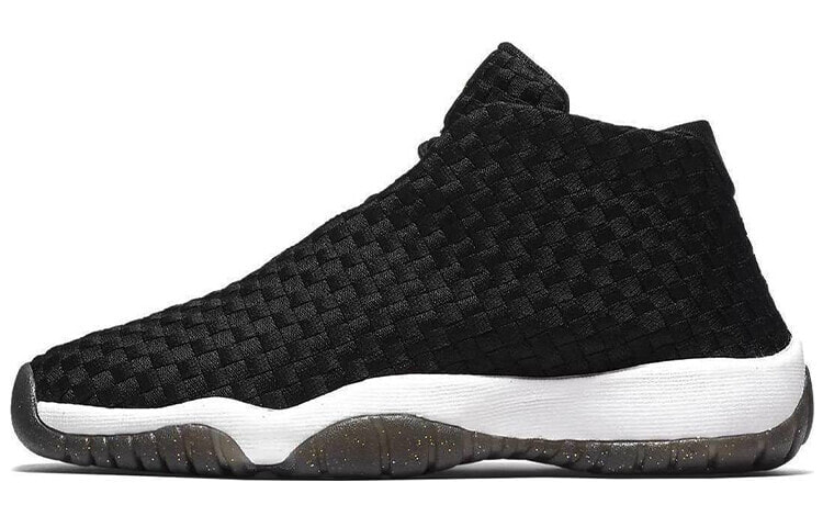 Jordan Future 未来 BG Black 未来编织 高帮 复古篮球鞋 女款 纯黑 / Кроссовки Jordan Future BG Black 656504-031