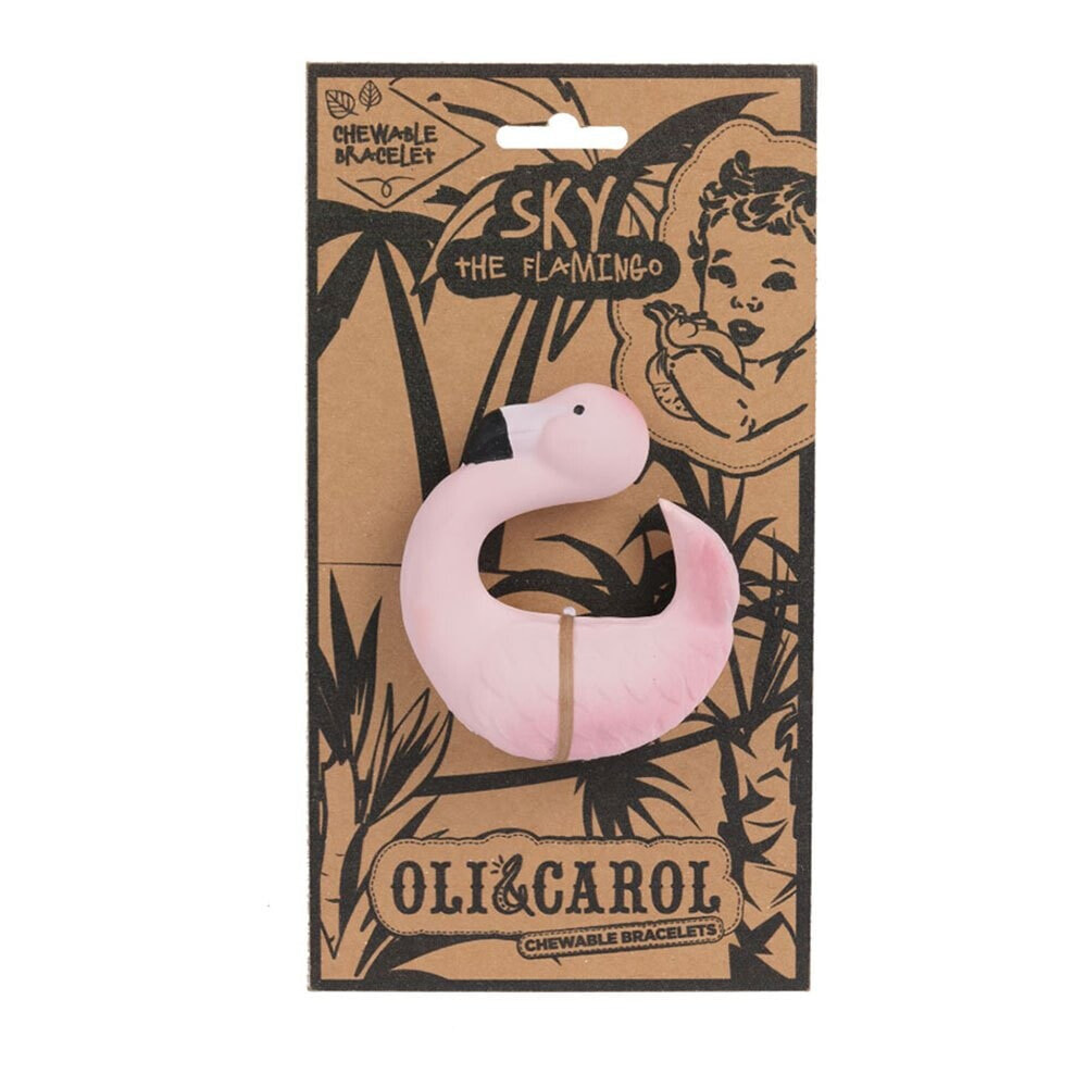 OLI&CAROL Sky The Flamingo Teether
