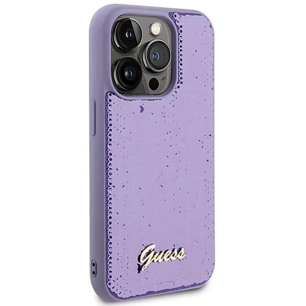 GUESS Guhcp15Xpsfdgsu iPhone 15 Pro Max 6.7 Fioletowy Sequin phone case