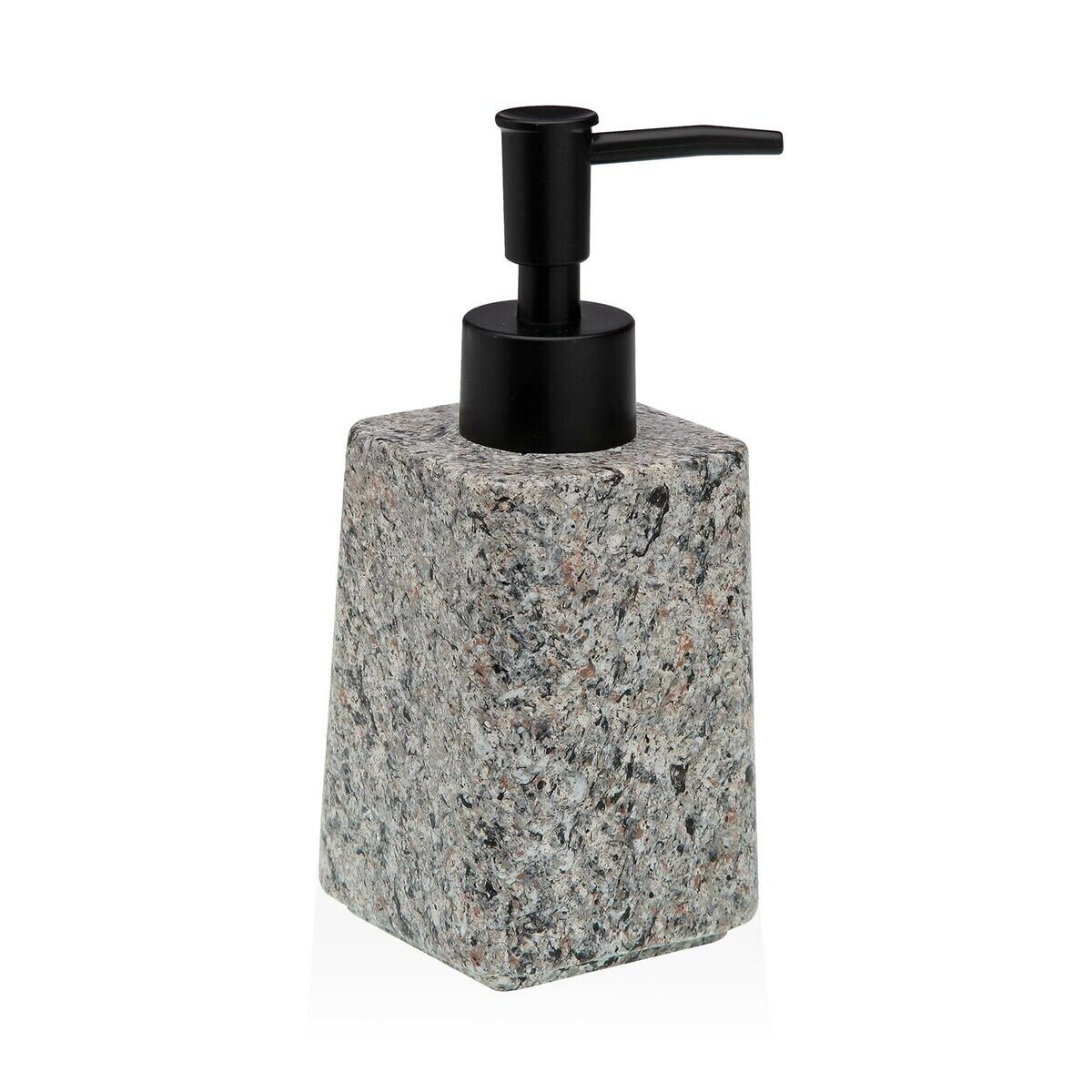 Soap Dispenser Versa Grey Ceramic Plastic
