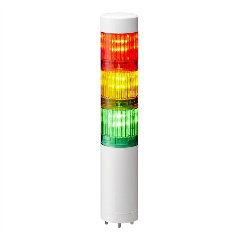 PATLITE LR4-302WJNW-RYG сигнальное освещение Фиксированный Янтарный/зеленый/красный LED