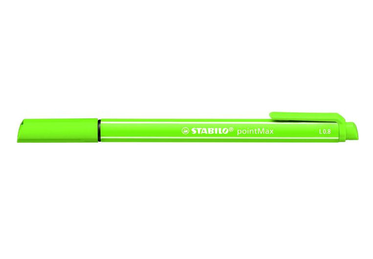 STABILO pointMAX капиллярная ручка Светло-зеленый Средний 1 шт 488/33