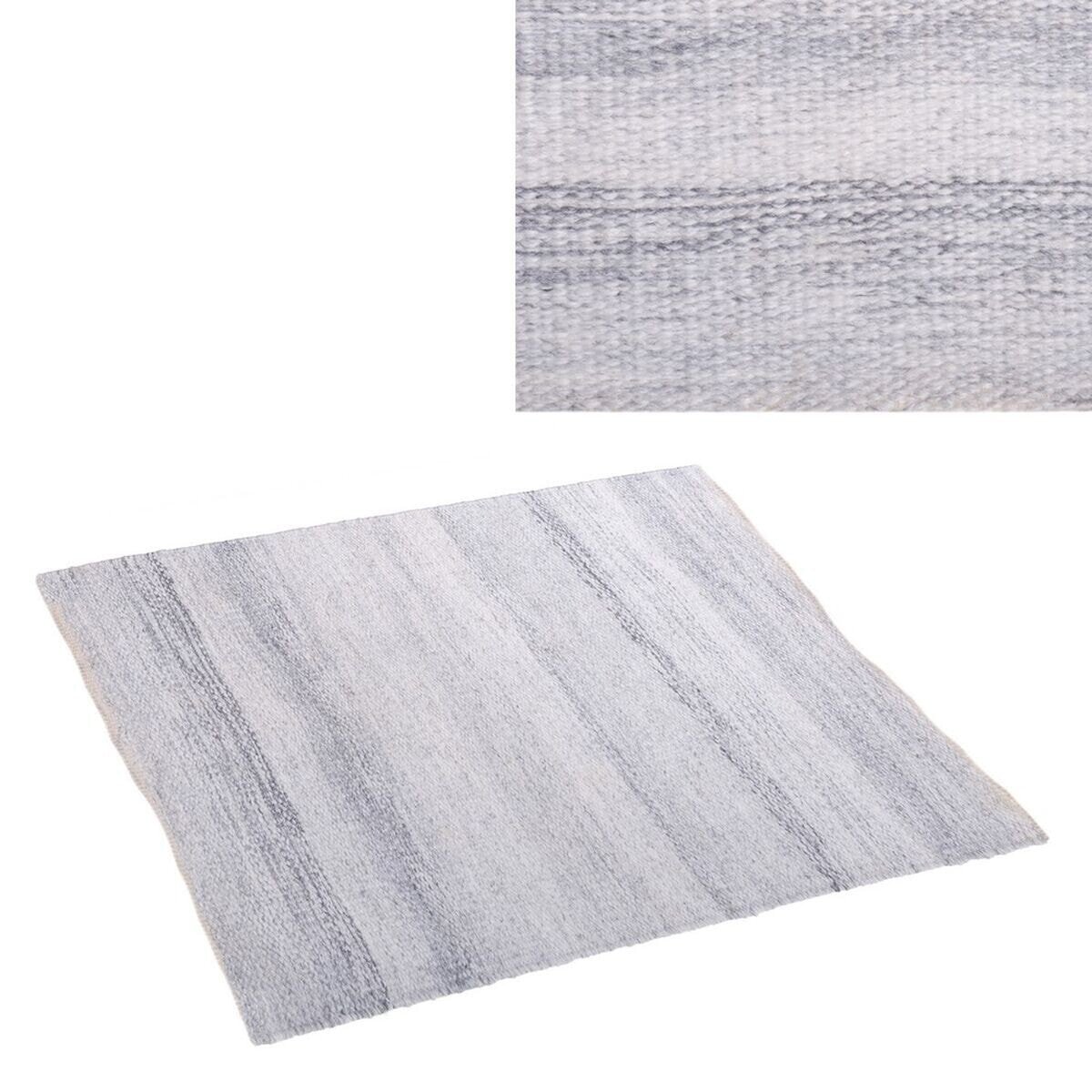Outdoor rug Goa 160 x 230 x 0,5 cm PET White/Grey