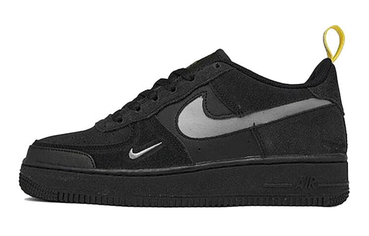 Nike Air Force 1 Low 低帮 板鞋 GS 黑灰色 / Кроссовки Nike Air Force 1 Low GS DQ1097-002