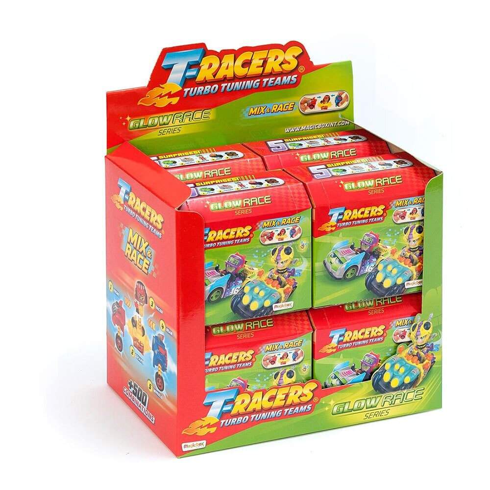 MAGIC BOX TOYS T-Racers Glow Race Car&Racer Exp Figure