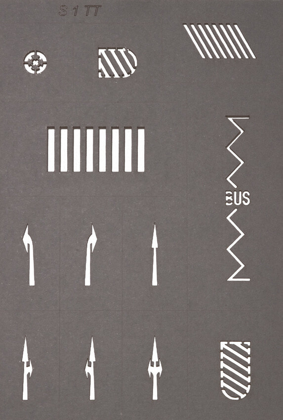 NOCH Street Marking Templates - Modelling template - 50 g - 5 pc(s)