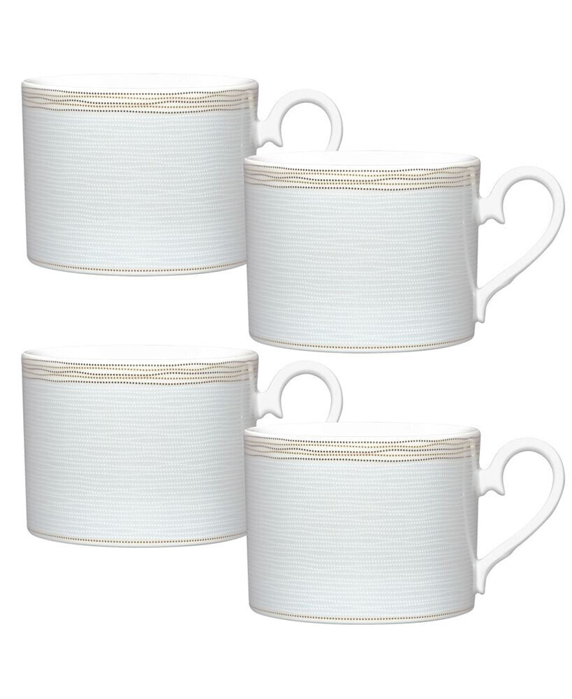 Noritake linen Road Set of 4 Cups, Service For 4