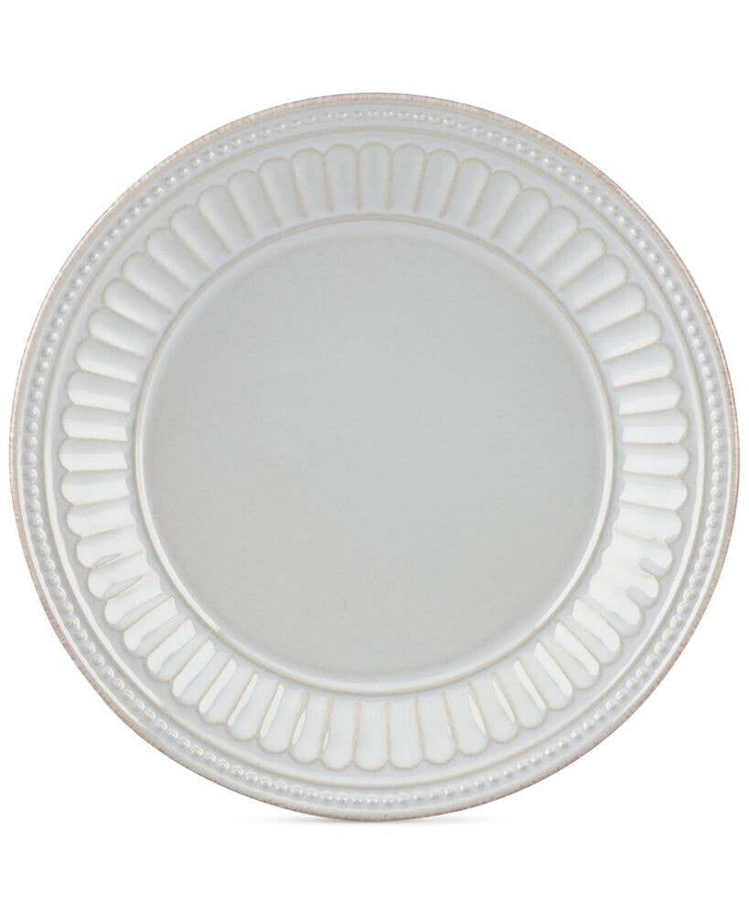 French Perle Groove Dessert Plate