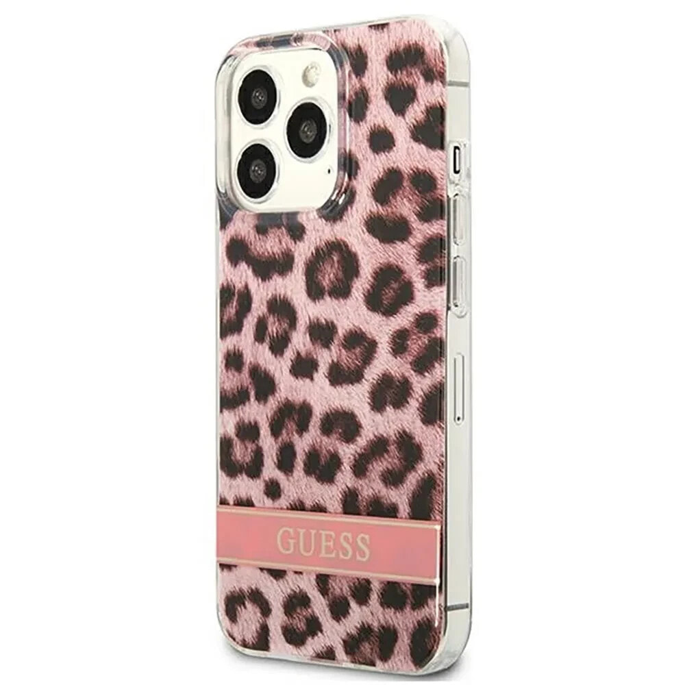 GUESS Guhcp13Xhsleop iPhone 13 Pro Max 6.7 Leopard phone case