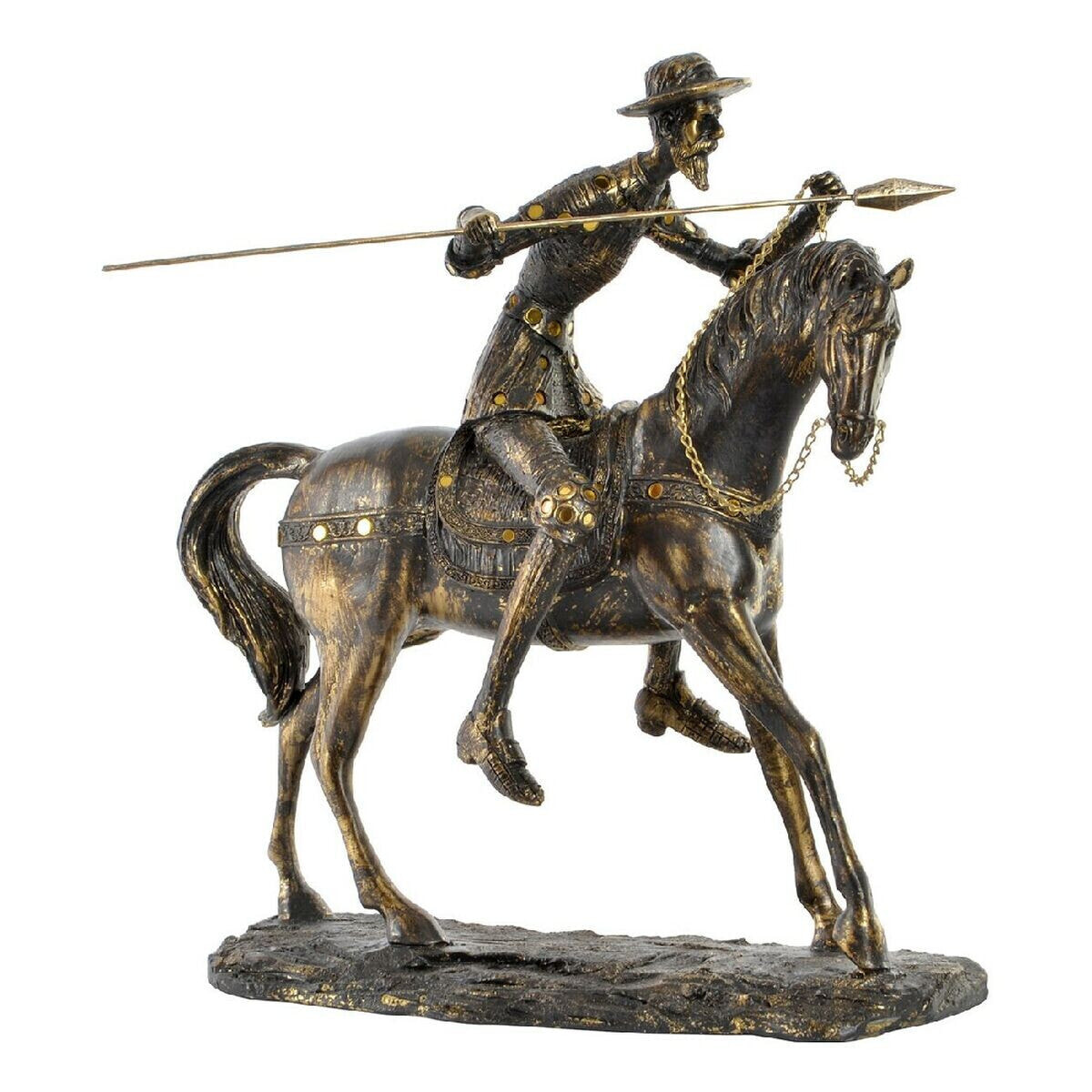 Декоративная фигура DKD Home Decor Don Quijote Смола (36 x 19 x 39 cm)