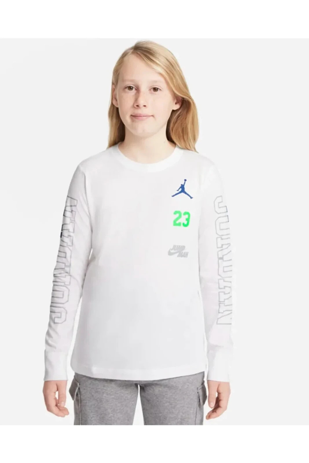 Jordan Jdb Jordan Swıtch Ls Tee Erkek Çocuk Sweatshırt 95b254-001