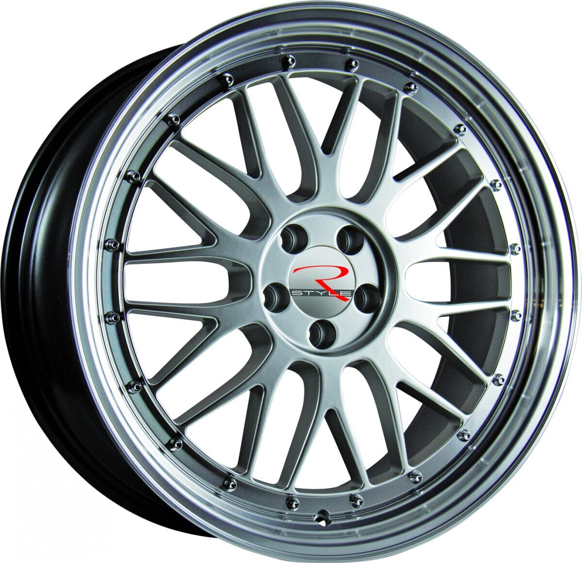 Колесный диск литой R-Style Wheels RS03 silver horn polished 9.5x19 ET35 - LK5/120 ML72.6