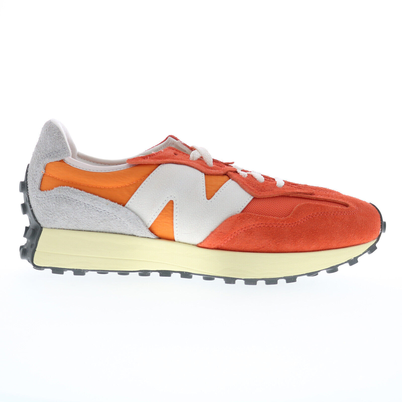 New Balance 327 U327WRC Mens Orange Suede Lace Up Lifestyle Sneakers Shoes