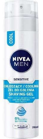 Nivea Men Sensitive Cool Shaving Gel Охлаждающий гель для бритья  200 мл