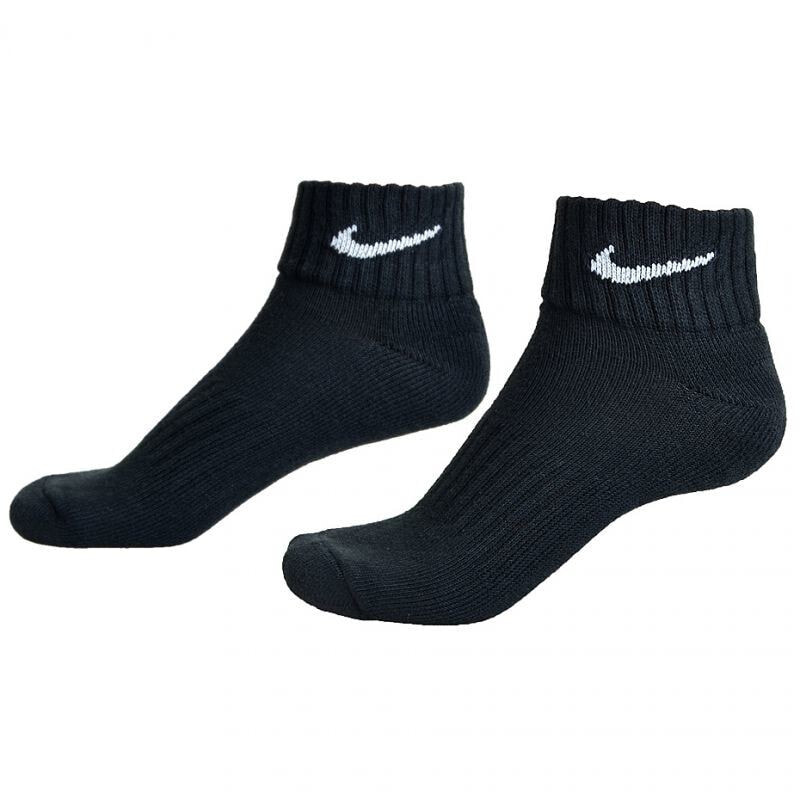 Мужские носки низкие синие 3 пары Nike Value Cotton Quarter SX4926 001