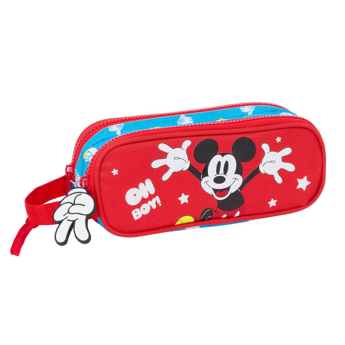 Double Carry-all Mickey Mouse Clubhouse Fantastic Blue Red 21 x 8 x 6 cm