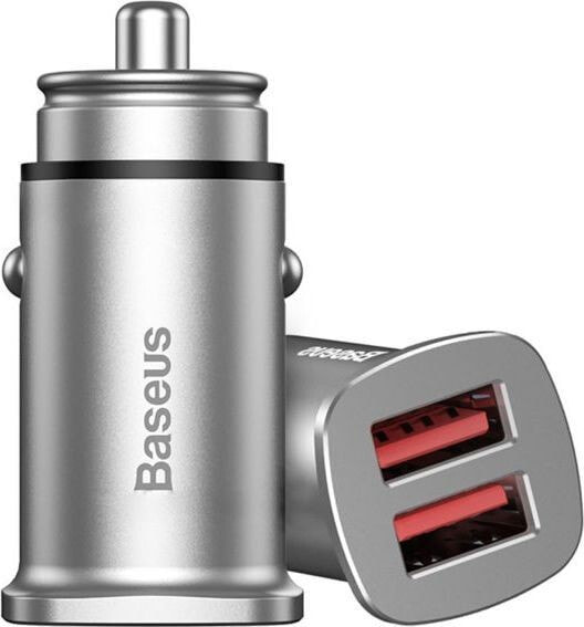 Автомобильное зарядное устройство и адаптер для мобильного телефона Ładowarka Baseus Square 2x USB-A 3 A (CCALL-DS0S)