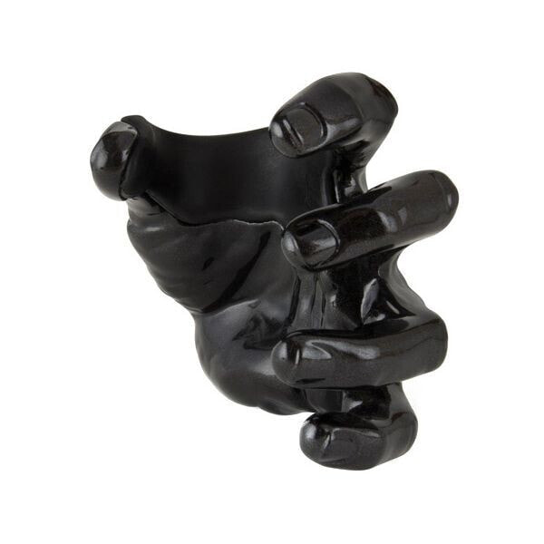 Guitar Grip Male Hand, Black Metallic Left