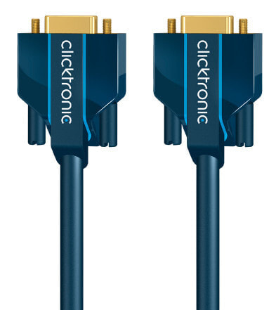 ClickTronic 20m VGA Connection VGA кабель VGA (D-Sub) Синий 70358