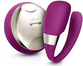 U-förmiger Paarvibrator mit Fernbedienung violett - Lelo Tiani 3 Deep Rose