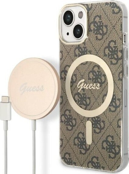 Guess Zestaw Guess GUBPP14MH4EACSW Case+ Charger iPhone 14 Plus 6,7