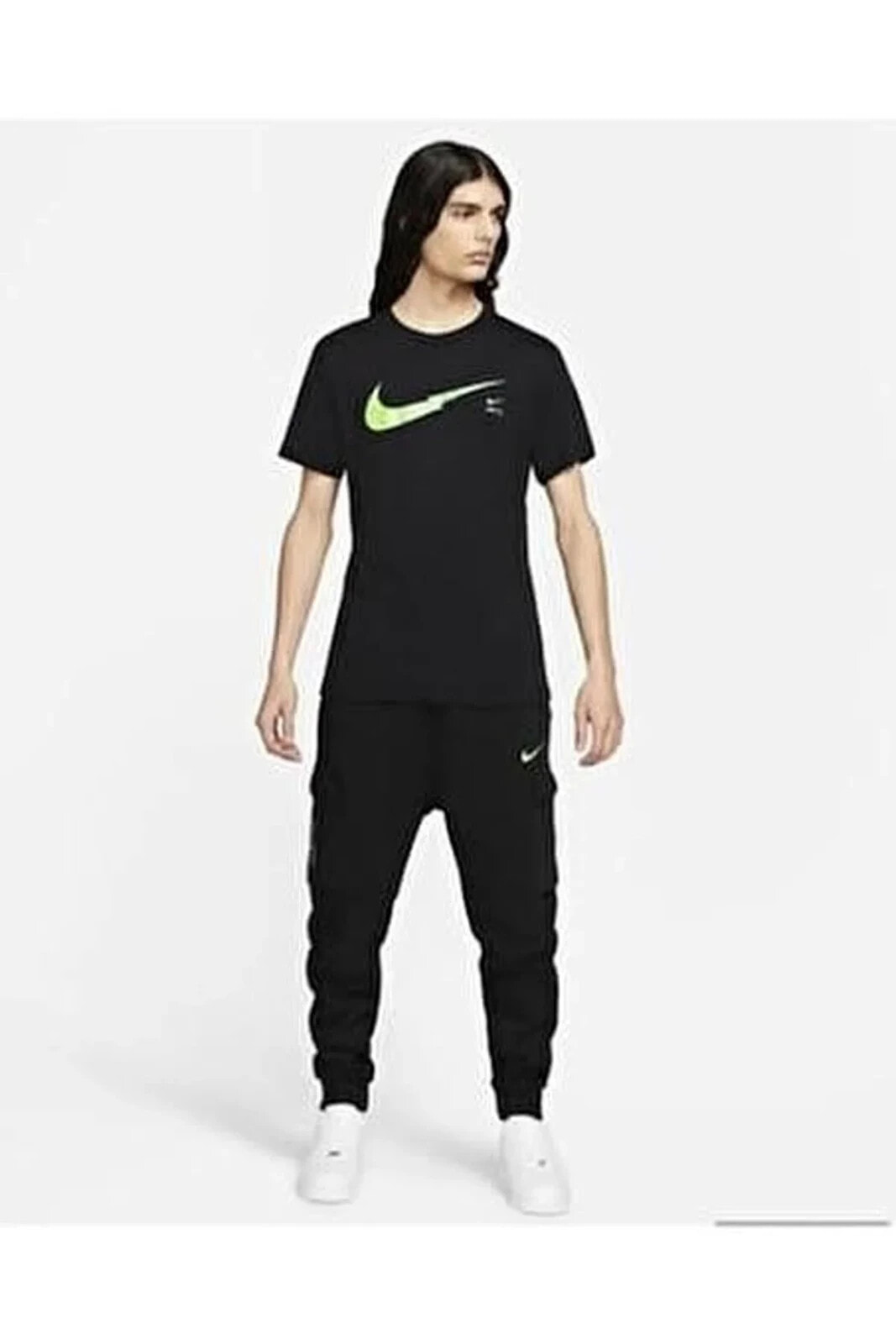 Sportswear Siyah Erkek T-shirt Do0012-100