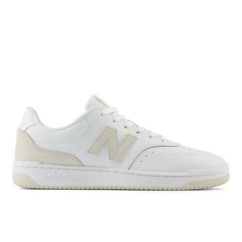 New Balance Unisex BB80 White/Grey Size 4 D