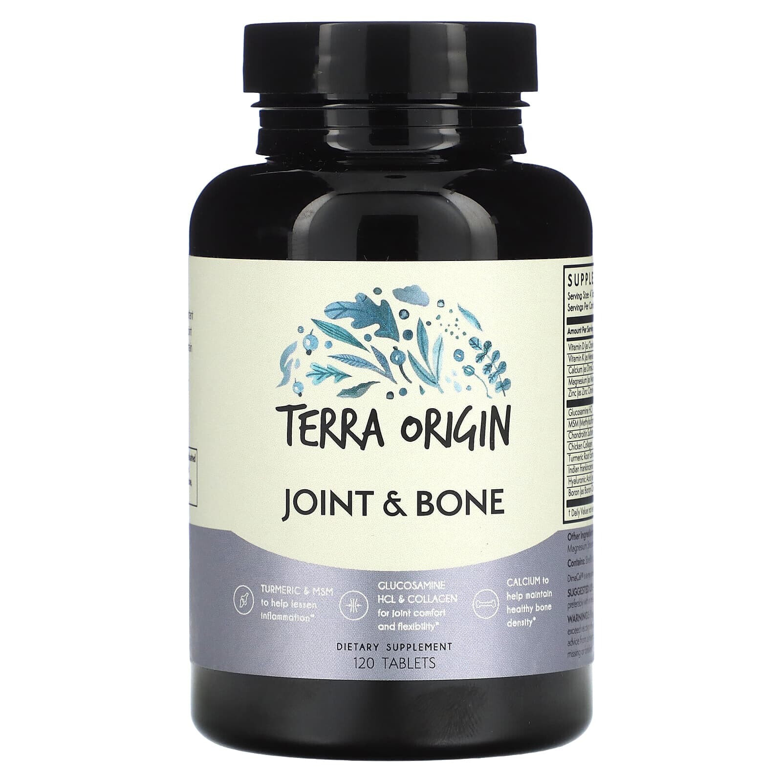 Terra Origin, Для суставов и костей, 120 таблеток