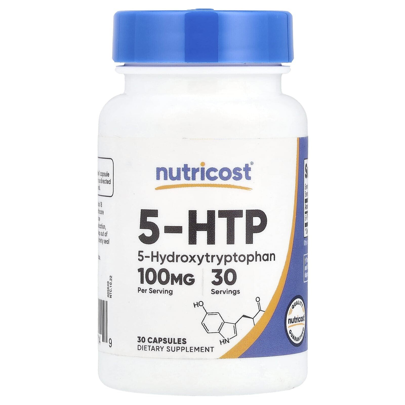 5-HTP, 100 mg, 30 Capsules