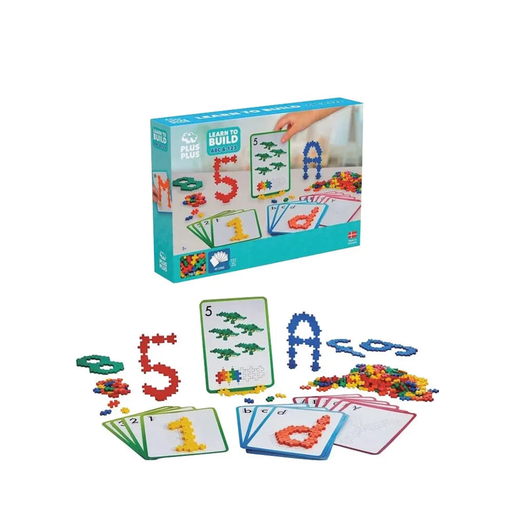 PLUS PLUS Learn To Build ABC & 123 (3909) construction game