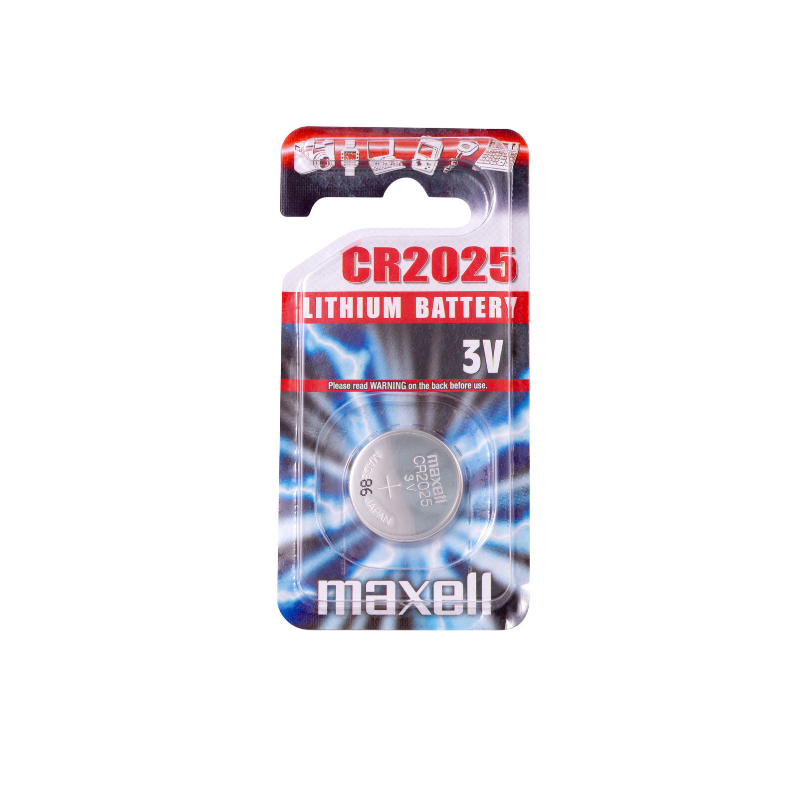 Maxell CR2025 батарейка Батарейка одноразового использования Литиевая