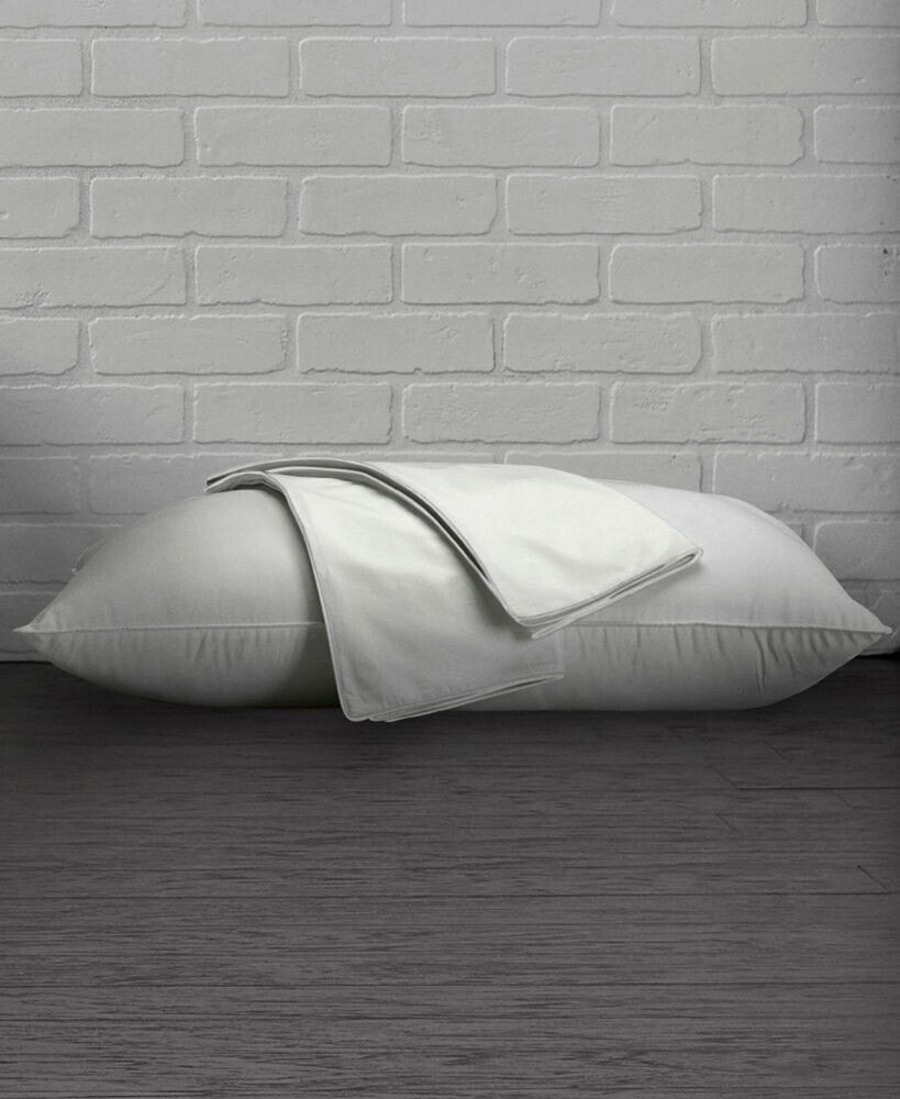 100% Cotton Percale Pillow Protector With Hidden Zipper (Set of 2) - Queen