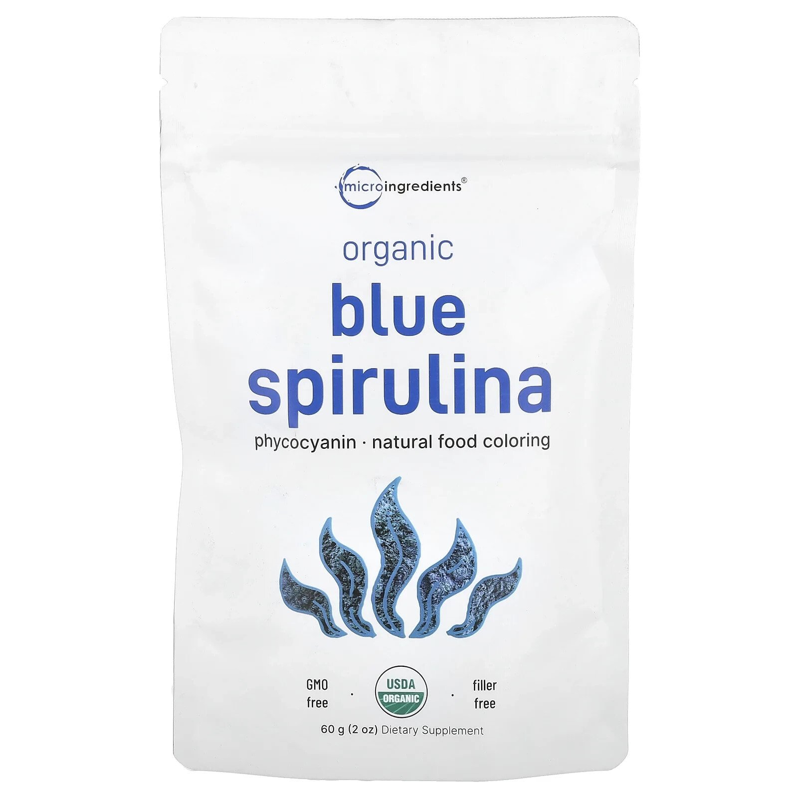 Organic Blue Spirulina, 2 oz (60 g)