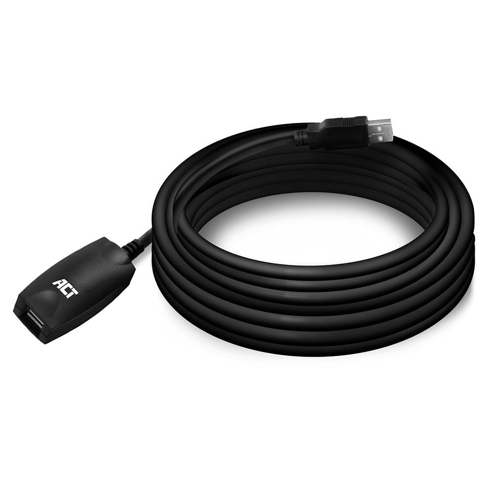 ACT AC6005 USB кабель 5 m USB 2.0 USB A Черный