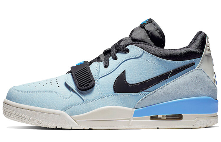 Jordan Legacy 312 low 低帮 复古篮球鞋 男款 淡蓝 / Кроссовки Nike Air Jordan Legacy 312 Low Psychic Blue (Голубой)