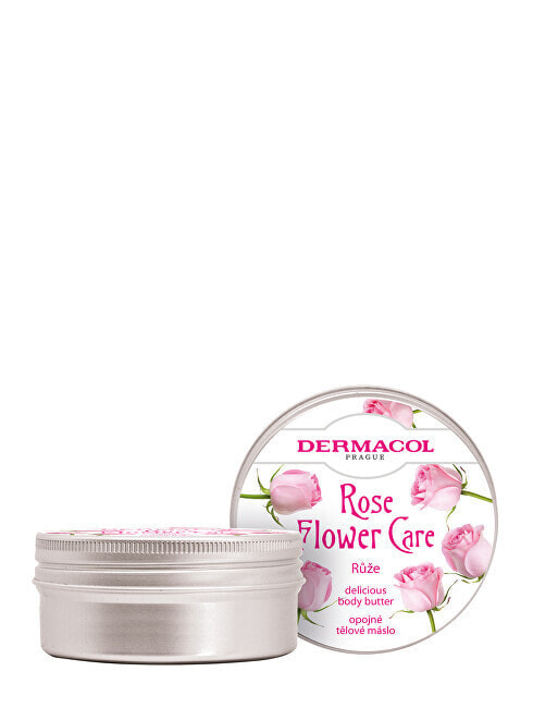 Dermacol Rose Flower Care Delicious Body Butter Масло для тела с ароматом цветов дамасской розы 75 мл