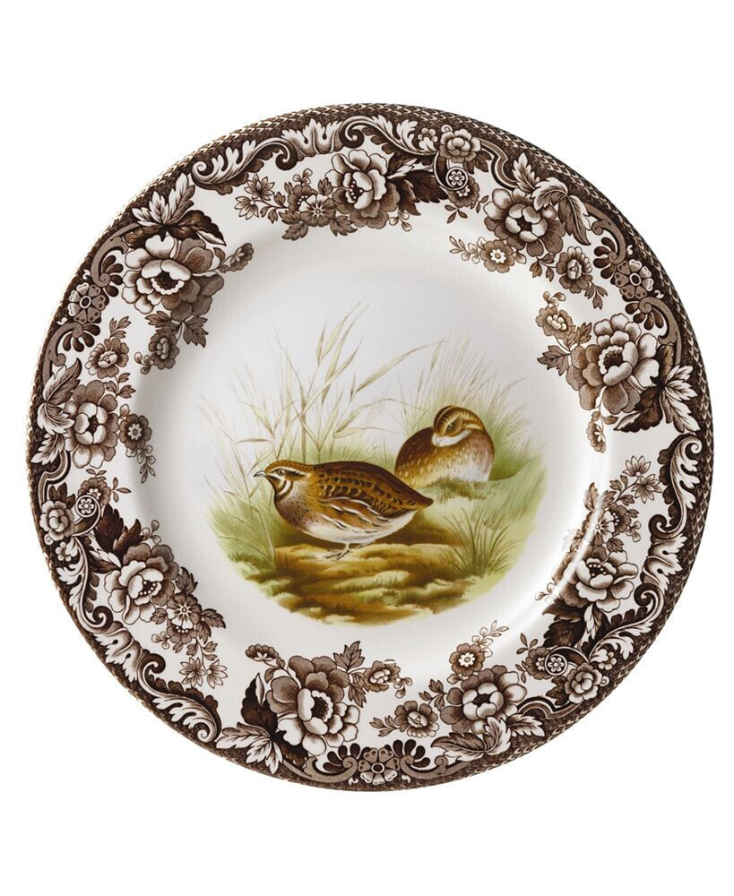 Spode woodland by Quail Dinner Plate