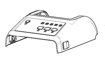 Zebra P1080383-403 запасная часть для принтера и сканера Верхняя крышка 1 шт