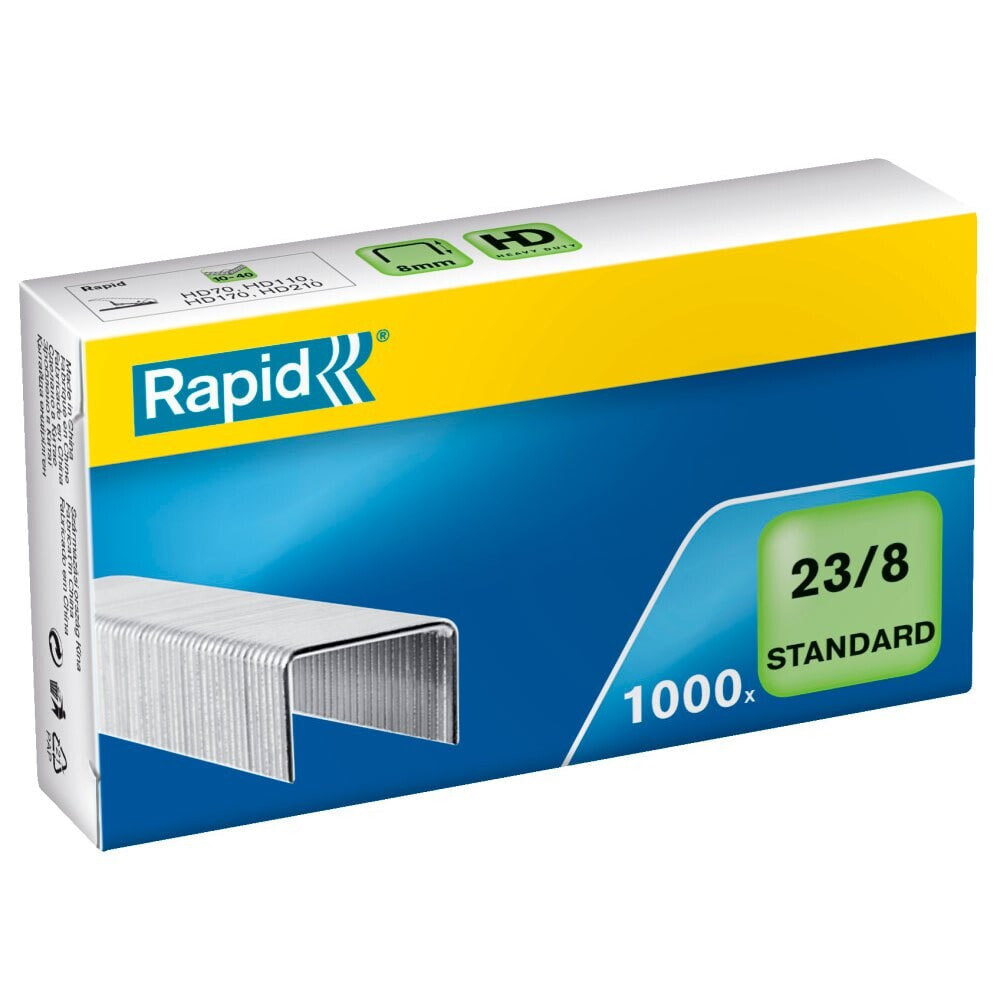 RAPID 23/8 mm x1000 Standard Galvanized Staples