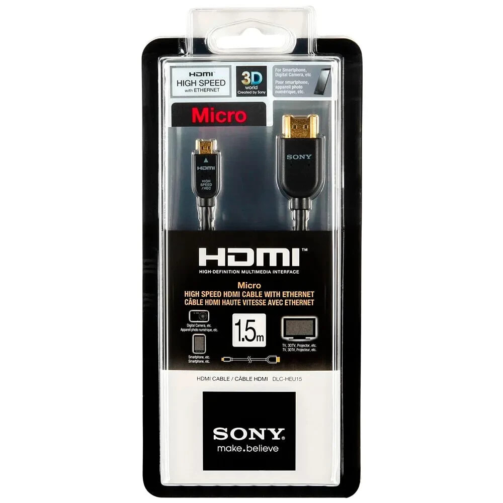 SONY DLC-HEU15 Mikro Mini HDMI Cable hdmi 2.1 cable 1.5 m